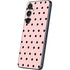 Pink and Black Polka Dots Galaxy S25 Skin